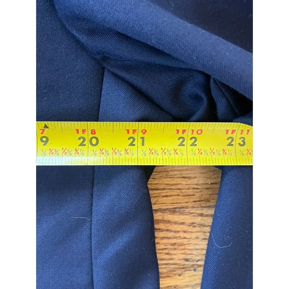 Lauren Ralph Lauren Blue 100% Wool Suit Blazer Sports Coat Jacket  Mens Size 44R